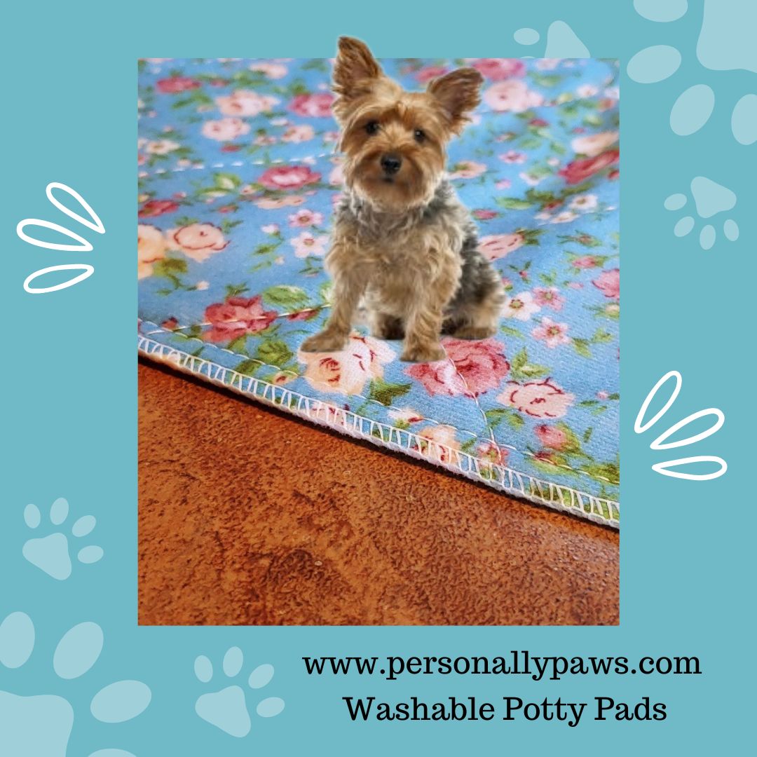 18x24 Blue Indicator Washable Puppy Potty Pee Pads – PersonallyPaws